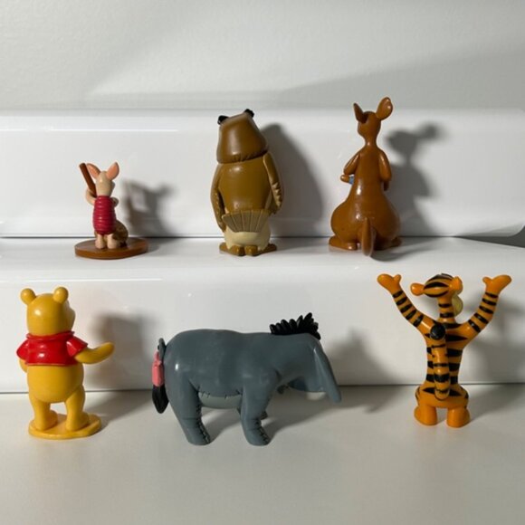 Winnie the Pooh And Friends PVC Set of 6 Collection Cake Toppers - Picture 8 of 15